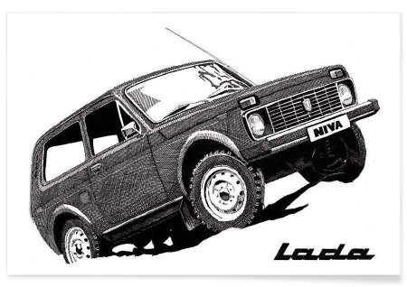 ВАЗ 2121 рисунок