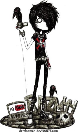 Эмо рисунки 2007