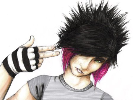 Аниме готы и эмо