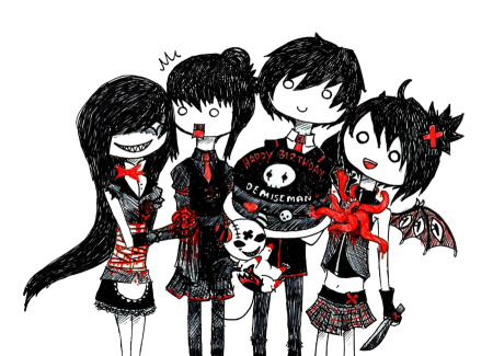 Арты в эмо стиле