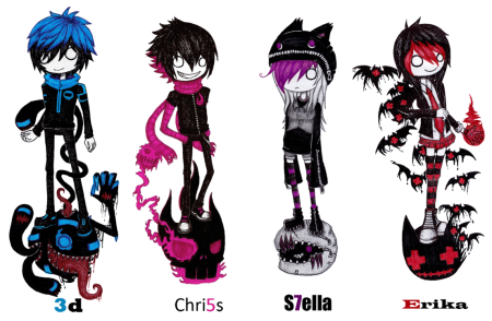 Эмо бой арт