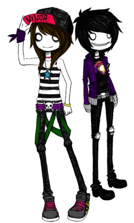 Эмо КИД аниме