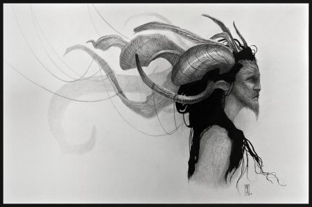 Мистические картины карандашом