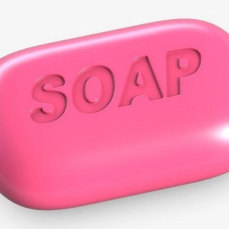 Карточка с изображением мыла