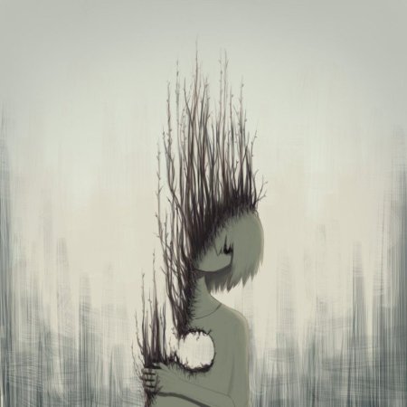 Грустные арты