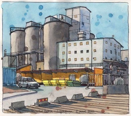 Завод рисунок