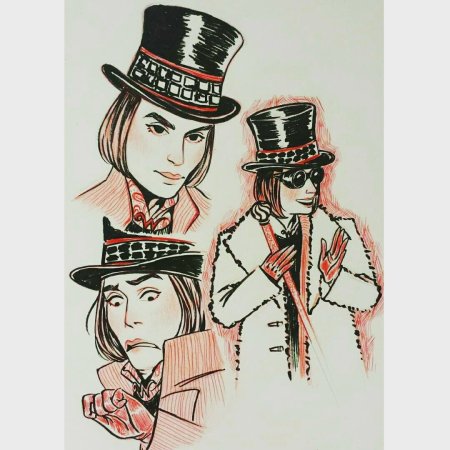 Вилли Вонка Джонни Депп арт