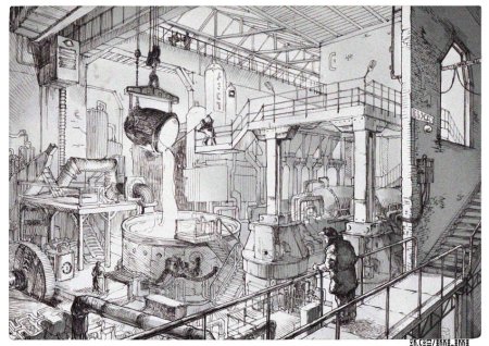 Завод набросок