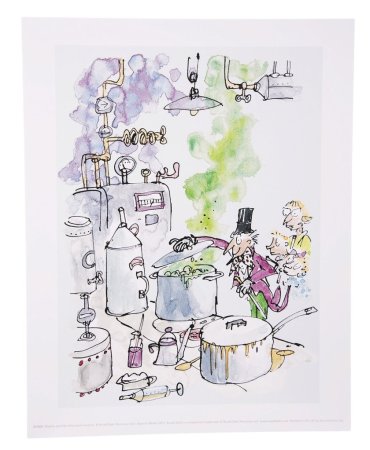 Чарли и шоколадная фабрика иллюстрации