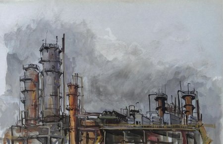 Индустриальный пейзаж Лукия Мурина