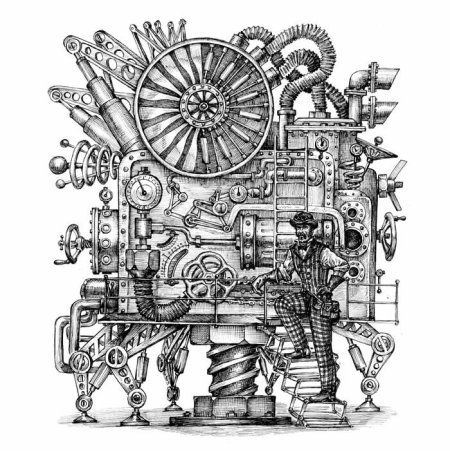 Стимпанк иллюстрации