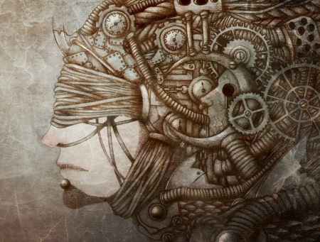 Художники Графика стимпанк