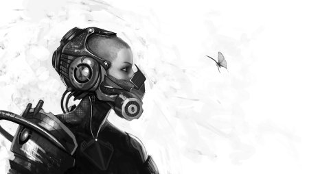 Киберпанк чб