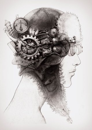 Стимпанк стиль рисования