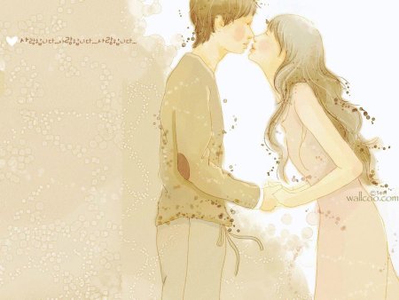 Нежные рисунки влюбленных пар