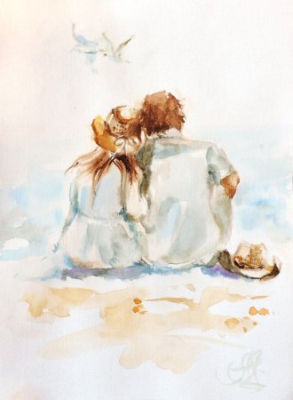 Аннет Логинова картины влюбленные