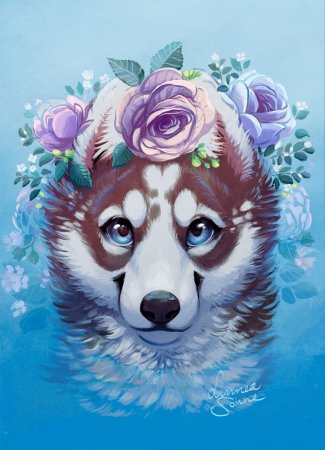 Милые собаки арт