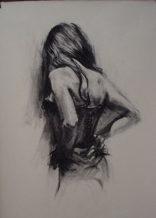 Картины нарисованные углем