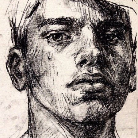 Рисунки углем животные