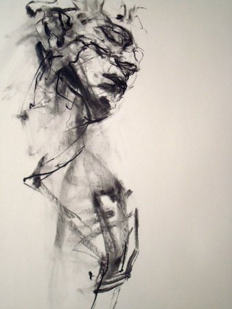 Гипсовая голова Геракла Академический рисунок