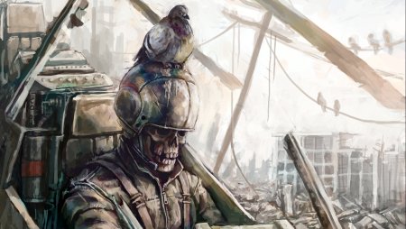 Солдат постап арт