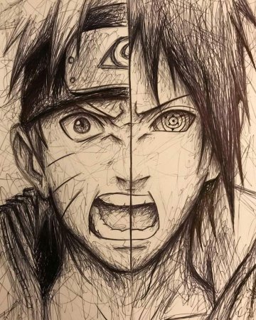 Итачи Учиха скетч