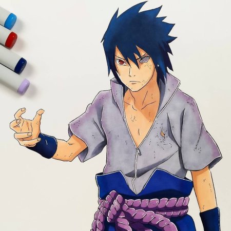 Sasuke Uchiha draw