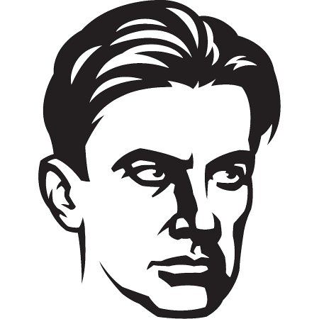 Портрет Маяковского линогравюра