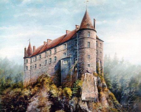 Франция замок Лавут