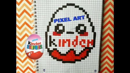 Киндер по клеточкам