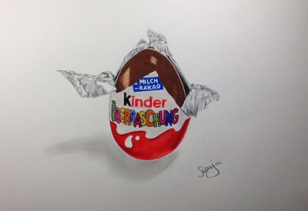Киндер сюрприз рисунок