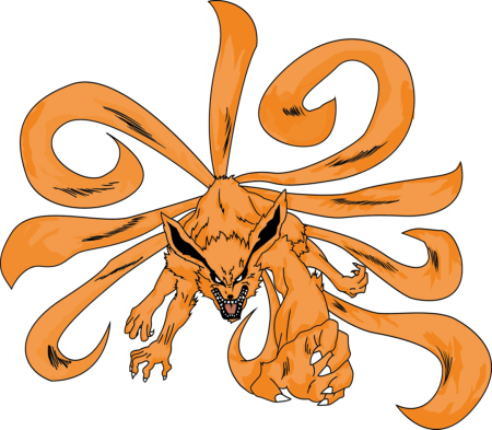 Наруто и курама