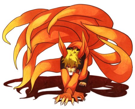 Наруто и курама