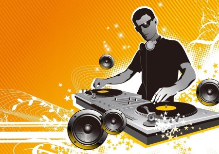 Диджей за пультом