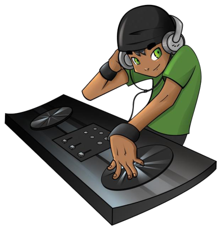 Диджей мультяшка