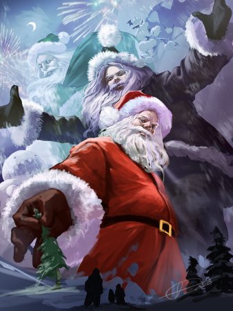 Дед Мороз арт