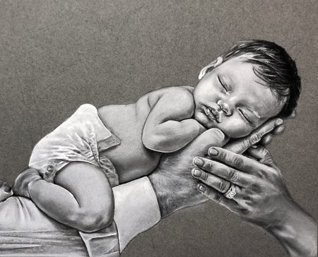 Грудной ребенок арт