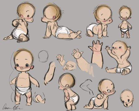 Младенец референс