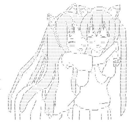 Рисунок в стиле ASCII-арт