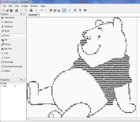 Рисунки из знаков