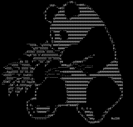 Рисунки символами