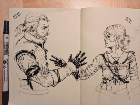 Ведьмак 2 Геральт арт