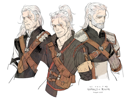 Геральт из Ривии и Цири сериал