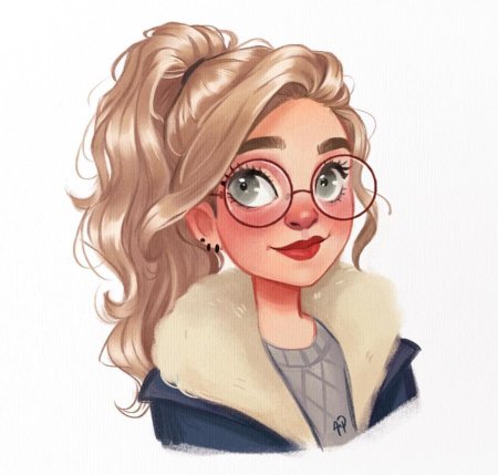 Девушки в мультяшном стиле