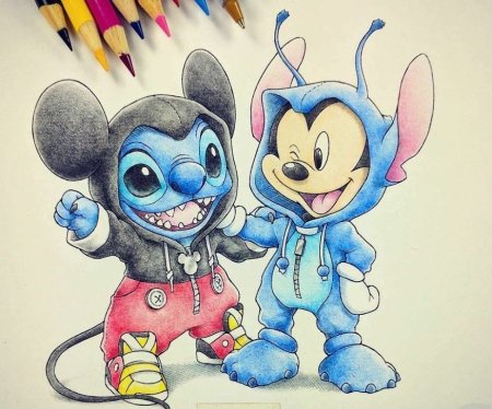 Микки и Стич