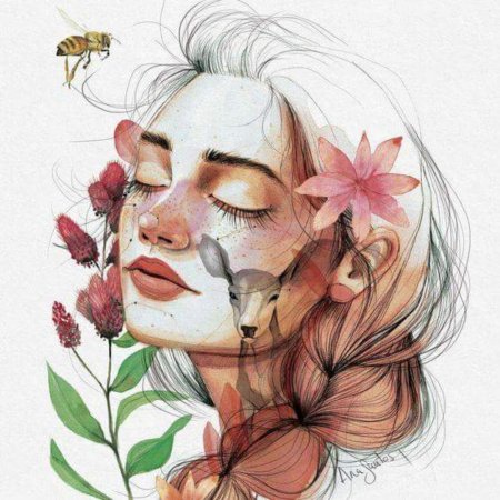 Рисунки в стиле хиппи маркером