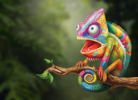 Хамелеон картина