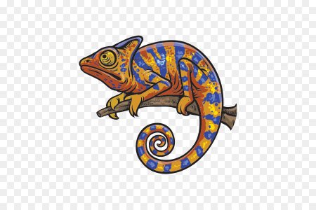 Нарисовать хамелеона