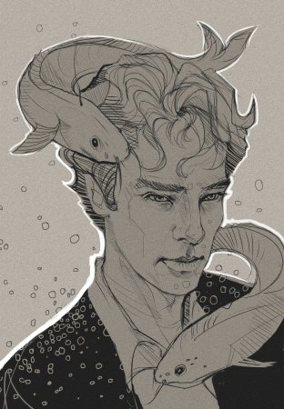 Бенедикт Камбербэтч арт