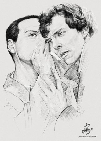 Бенедикт Камбербэтч Шерлок и Мориарти